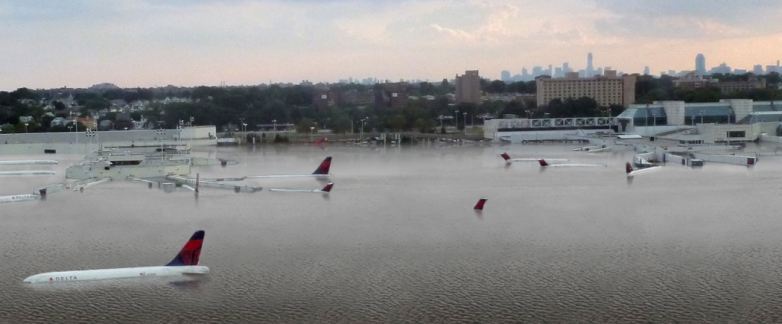 Harvey Houston Airport flooding